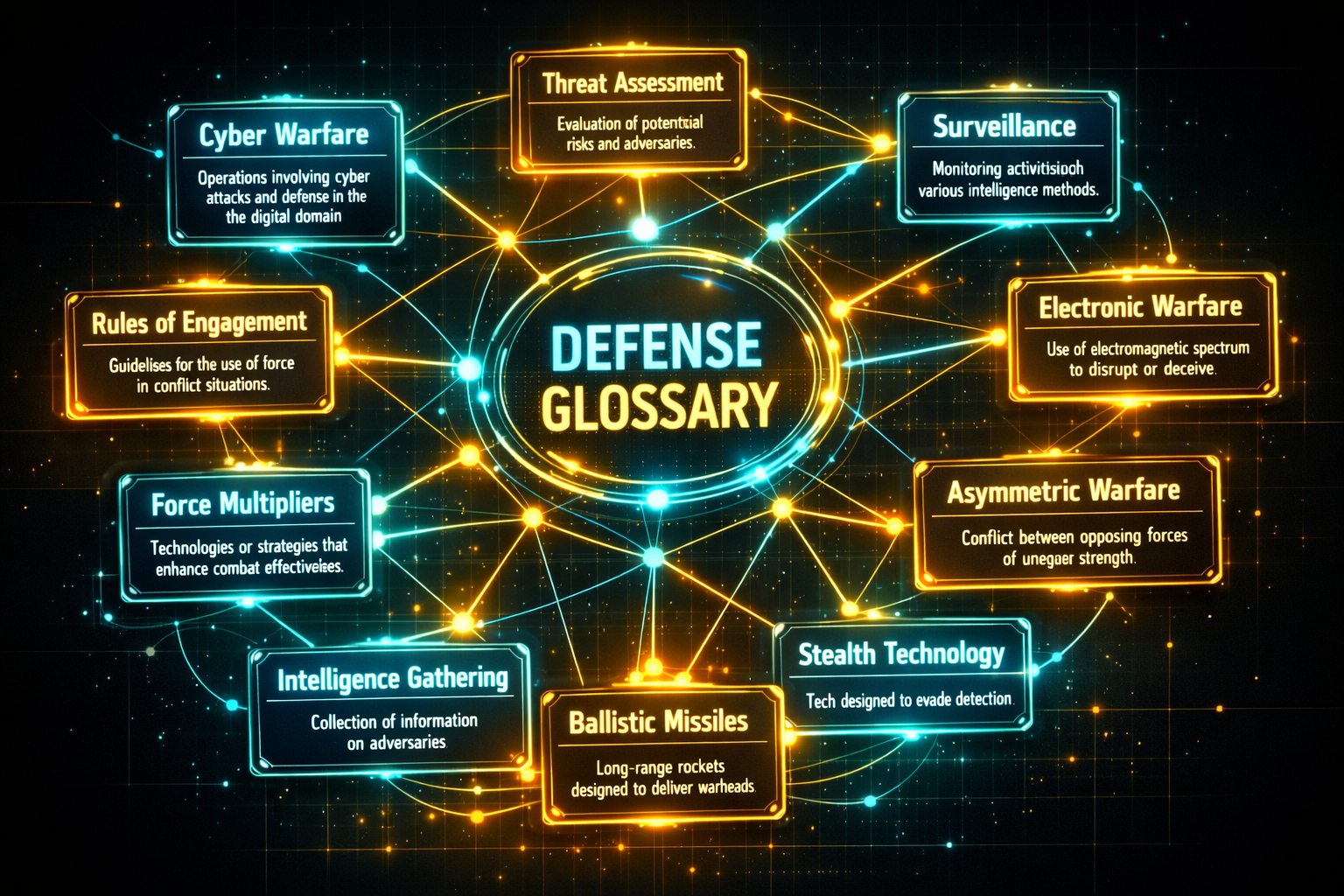 Terimler sözlüğü ve kavram haritası görseli