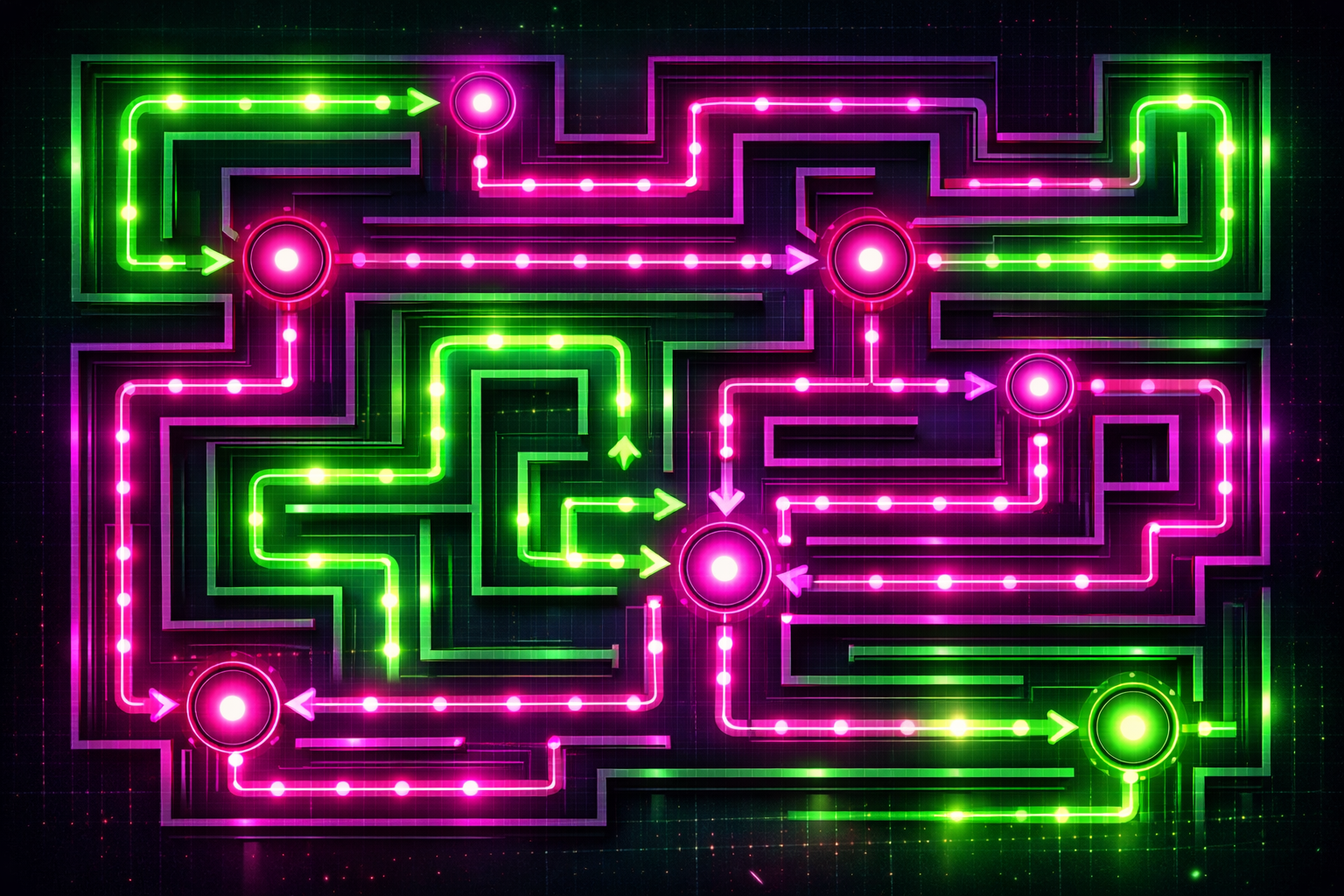 Labirent rota yönlendirme görseli